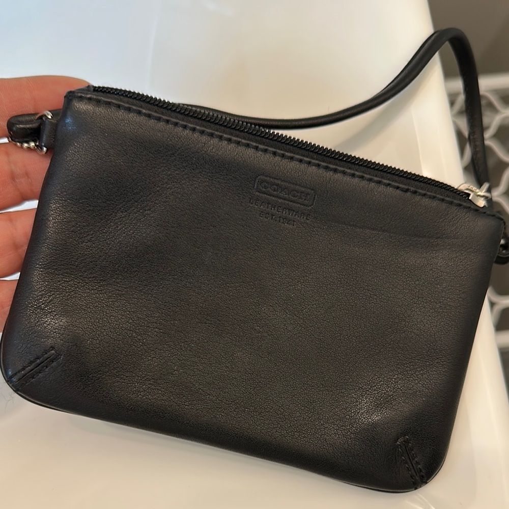 Coach Black Leather Wallet